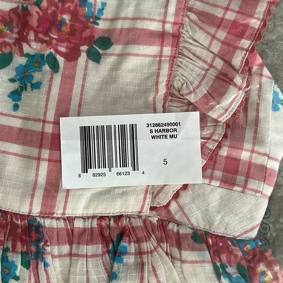 RALPH LAUREN | Ecru | FLORAL COTTON DOBBY DRESS - Picture 4 of 4